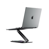 ALOGIC Elite Power Laptopstativ med Trådløs Lader Svart