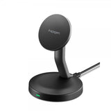 Spigen Essential Trådløs lader 15W MagSafe Svart