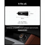 Spigen Essential Mobillader til bil 30W 2xUSB-A Svart