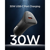Spigen Essential Mobillader til bil 30W USB-C Svart