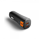 Spigen Essential Mobillader til bil 50W 2xUSB-C Svart