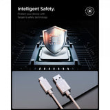 Spigen Essential Kabel USB-A/USB-C 60W 2m Hvit