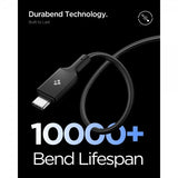 Spigen Essential Kabel USB-C/USB-C 100W 1m Svart