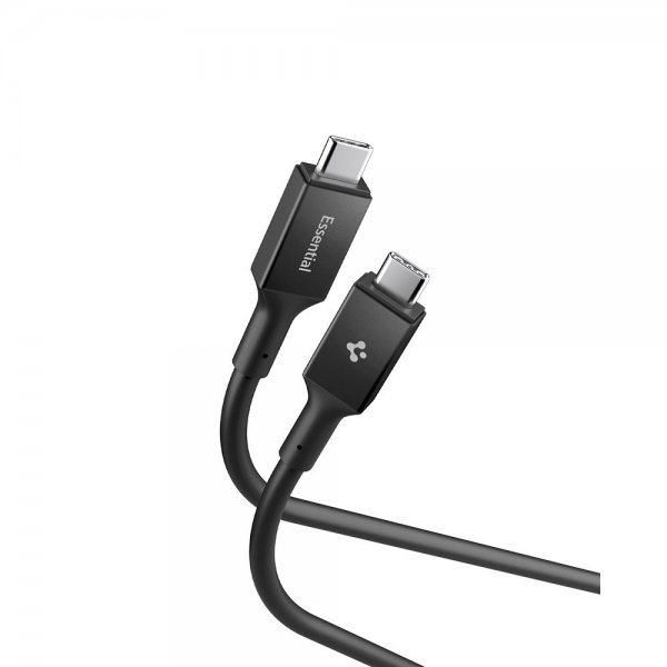 Spigen Essential Kabel USB-C/USB-C 240W 1.2m Svart