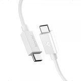 Spigen Essential Kabel USB-C/USB-C 60W 1m Hvit