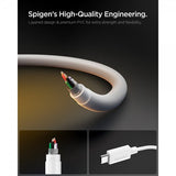 Spigen Essential Kabel USB-C/USB-C 60W 1m Hvit