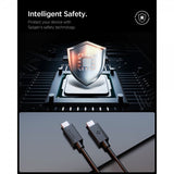 Spigen Essential Kabel USB-C/USB-C 60W 2m Svart