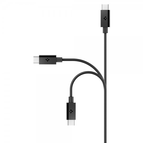 Spigen Essential Kabel USB-C/USB-C 60W 2m Svart