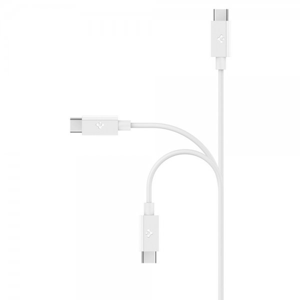 Spigen Essential Kabel USB-C/USB-C 60W 2m Hvit