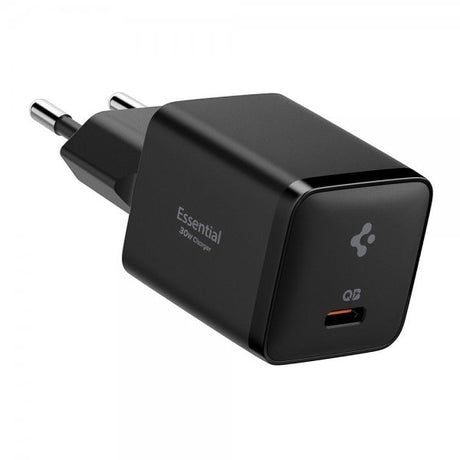 Spigen Essential Lader 30W USB-C Svart
