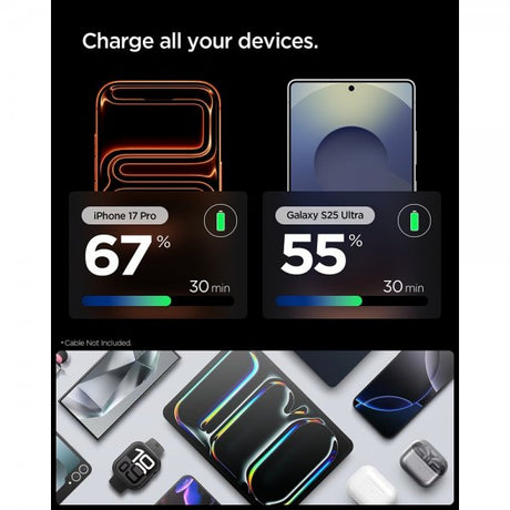 Spigen Essential Lader 30W USB-C Svart