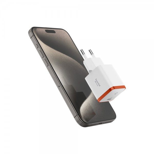 Spigen Essential Lader 30W USB-C Hvit