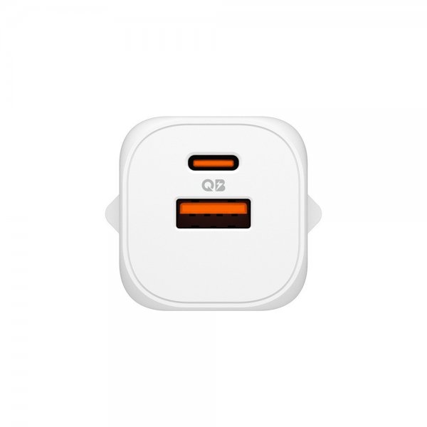 Spigen Essential Lader 35W 1xUSB-C 1xUSB-A Hvit