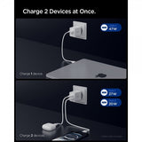 Spigen Essential Lader 47W 2xUSB-C Hvit