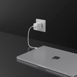 Spigen Essential Lader 47W 2xUSB-C Hvit