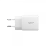 Spigen Essential Lader USB-C/USB-A 20W Hvit