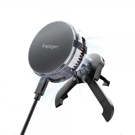 Spigen Essential MagSafe Mobilholder til bil CryoMax Qi2.2 Peltier 25W
