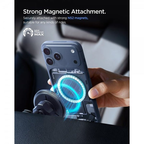 Spigen Essential MagSafe Mobilholder til bil Qi2 15W Hook Car Mount
