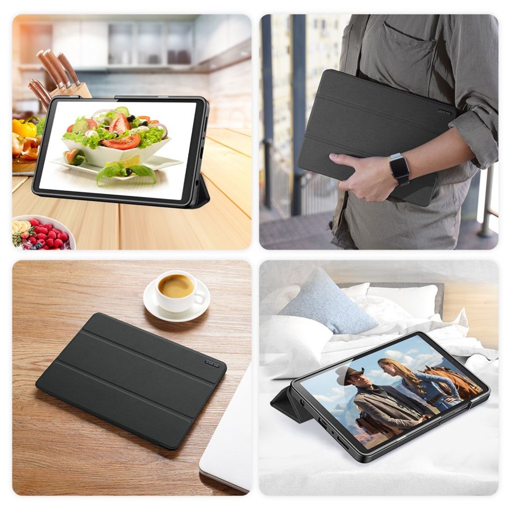Dux Ducis Samsung Galaxy Tab A9/Galaxy Tab A11 Etui DOMO Series Svart