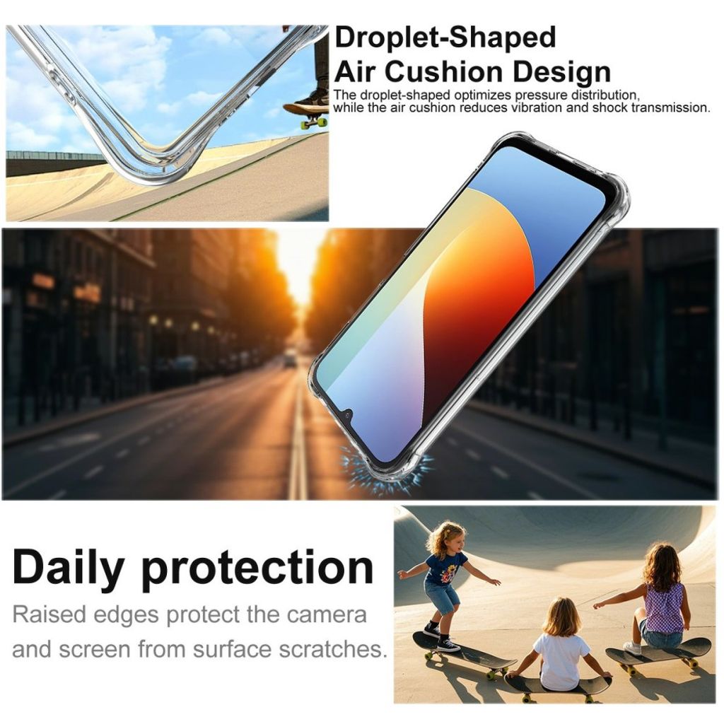 Lc.Imeeke Xiaomi Redmi A7 Pro Etui Airbag MagSafe Klar