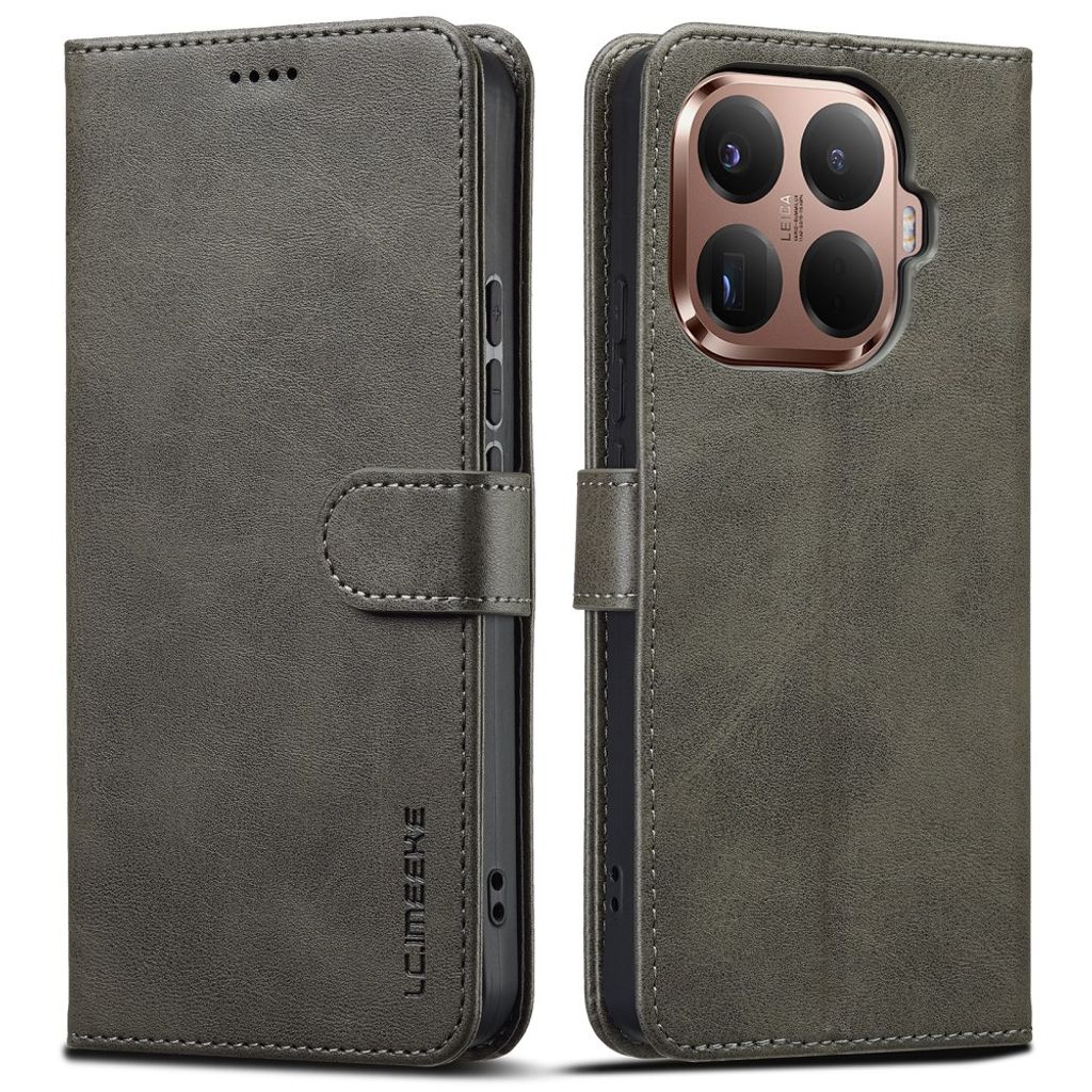 Lc.Imeeke Xiaomi 17T Pro Etui med Kortlomme Stativfunksjon Grå