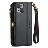 CaseMe iPhone 15 Etui C36 Series Svart
