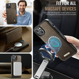 CaseMe iPhone 15 Etui C49 Series Brun