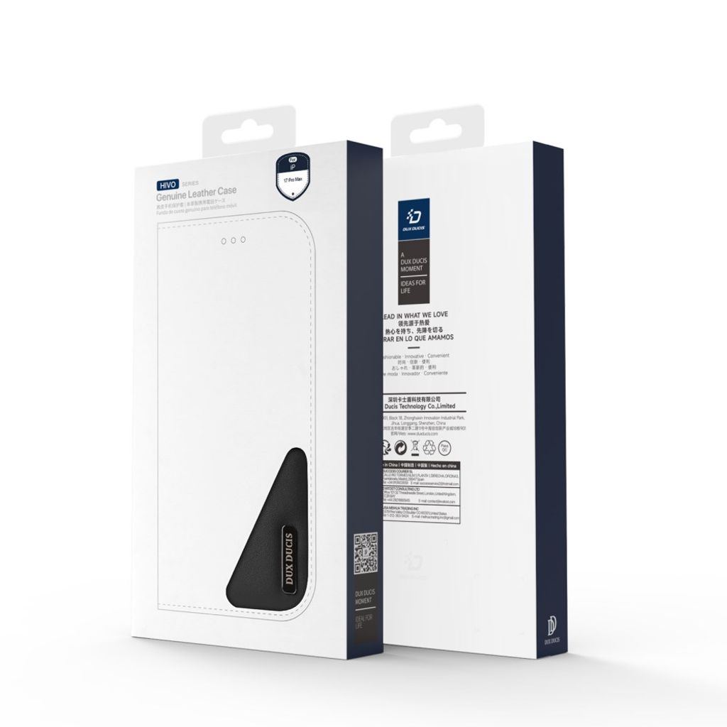 Dux Ducis iPhone 17 Pro Max Etui Hivo Series Svart