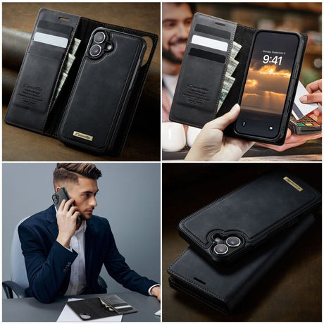 CaseMe iPhone 17 Etui C49 Series Svart