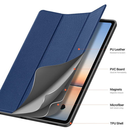 Dux Ducis Samsung Galaxy Tab S12 Plus Etui DOMO Series Blå
