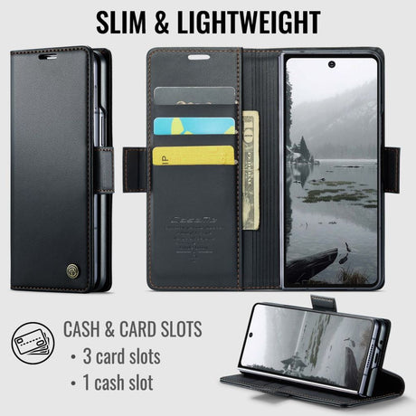 CaseMe Samsung Galaxy Z Fold 8 Ultra Etui 023 Series Svart