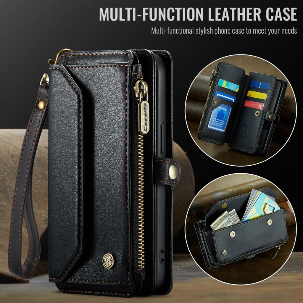 CaseMe iPhone 16e/iPhone 17e Etui C36 Series Svart