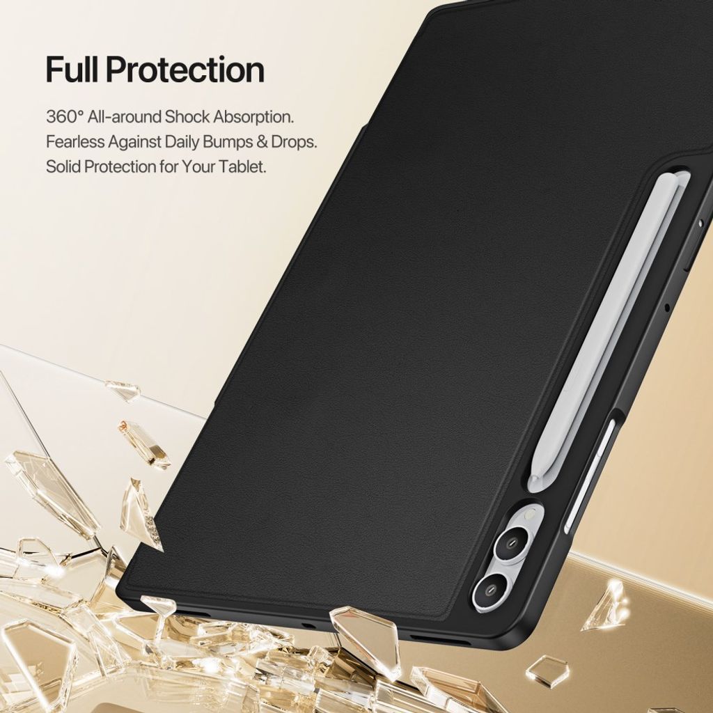 Dux Ducis Samsung Galaxy Tab S11 Ultra/S12 Ultra Etui Vers Series Svart