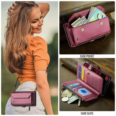 CaseMe iPhone 16e/iPhone 17e Etui C36 Series Rød