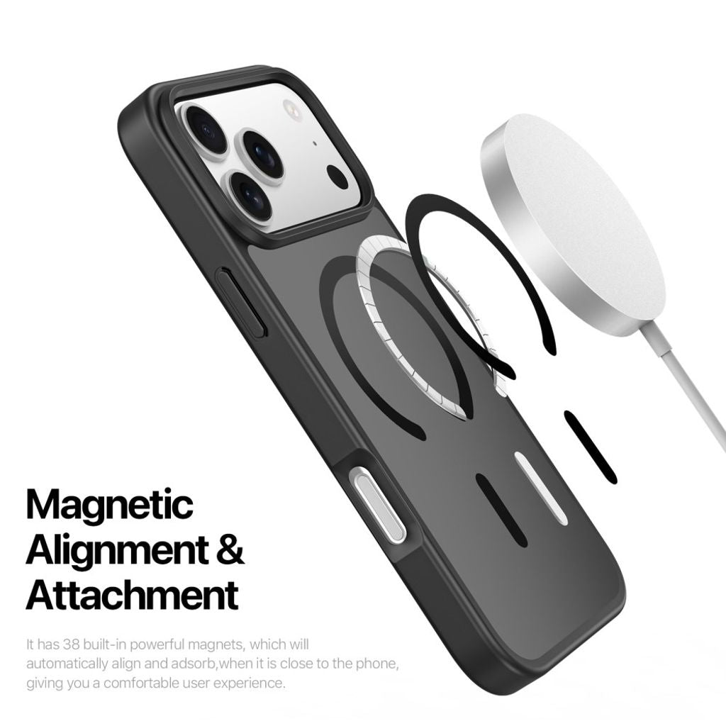 Dux Ducis iPhone 17 Pro/iPhone 18 Pro Deksel Yind Series MagSafe Svart