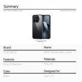 Dux Ducis Xiaomi 17T Deksel Aimo Series Svart
