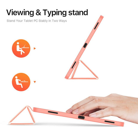 Dux Ducis Samsung Galaxy Tab S12 Plus Etui DOMO Series Rosa