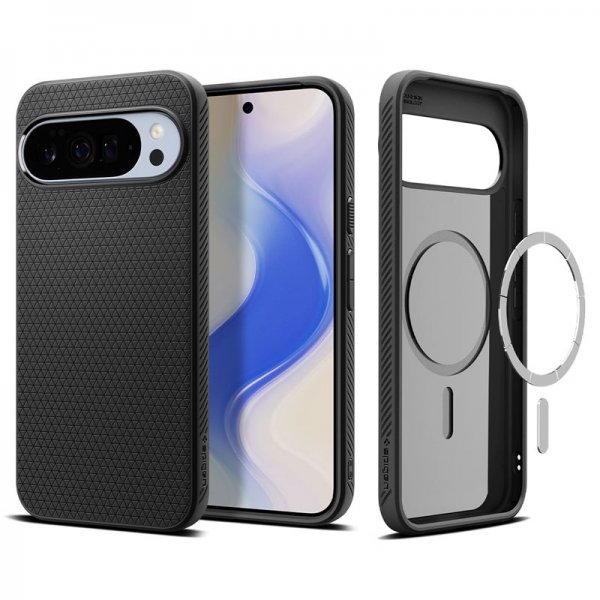 Spigen Google Pixel 10 Pro XL Deksel Liquid Air MagFit Matte Black