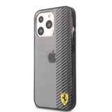 Ferrari iPhone 13 Pro Deksel Gradient Print Logo Svart