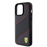 Ferrari iPhone 15 Pro Max Deksel Perforert Svart