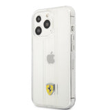 Ferrari iPhone 13 Pro Deksel 3D Stripes Transparent