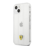 Ferrari iPhone 13 Mini Deksel 3D Stripes Transparent