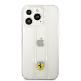 Ferrari iPhone 13 Pro Max Deksel 3D Stripes Transparent