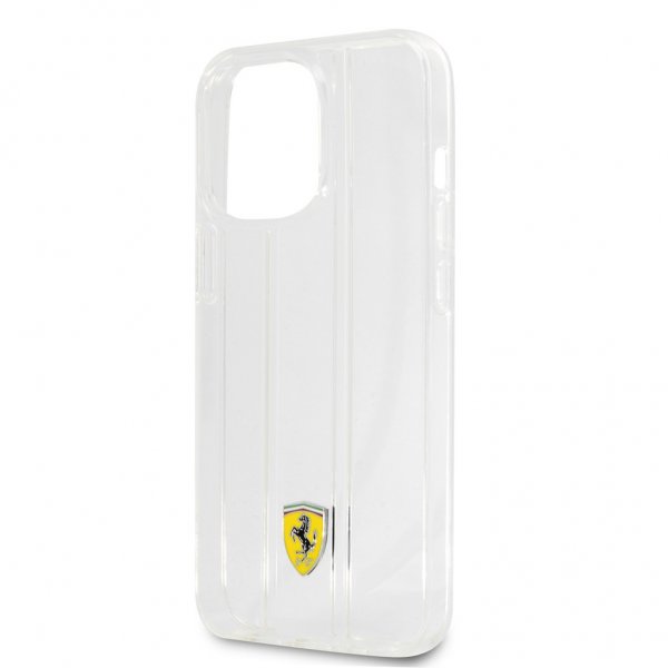 Ferrari iPhone 13 Pro Max Deksel 3D Stripes Transparent