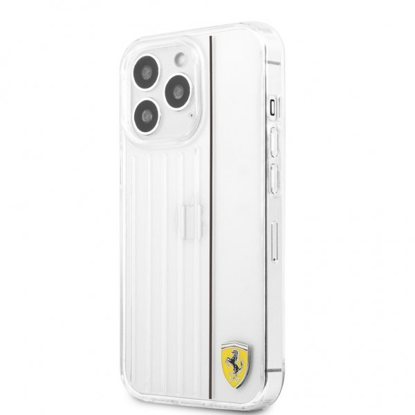 Ferrari iPhone 13 Pro Deksel 3D Lines Svart Transparent