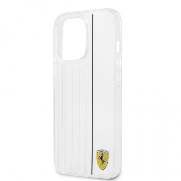 Ferrari iPhone 13 Pro Deksel 3D Lines Svart Transparent