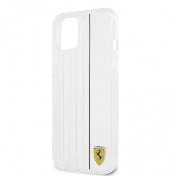 Ferrari iPhone 13 Deksel 3D Lines Svart Transparent