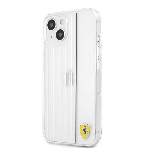 Ferrari iPhone 13 Mini Deksel 3D Lines Svart Transparent