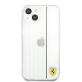 Ferrari iPhone 13 Mini Deksel 3D Lines Svart Transparent