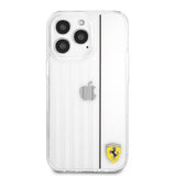 Ferrari iPhone 13 Pro Max Deksel 3D Lines Svart Transparent